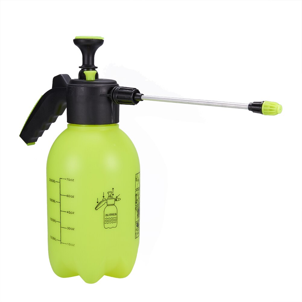 2L Car Cleaning Water Spray High Pressure Sprayer Bottle Multi-Purpose Handle Pump Sprayer Garden Spray Bottle Car Washer: with nozzle
