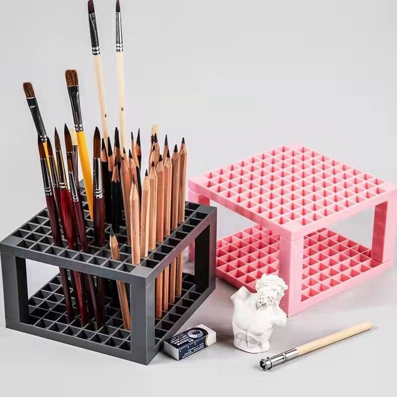 Multifunktionale Stift Halfter 96 Gitter Für Malerei Pinsel Halfter Farbe Stift Regal Lagerung Kasten Kunst Liefert
