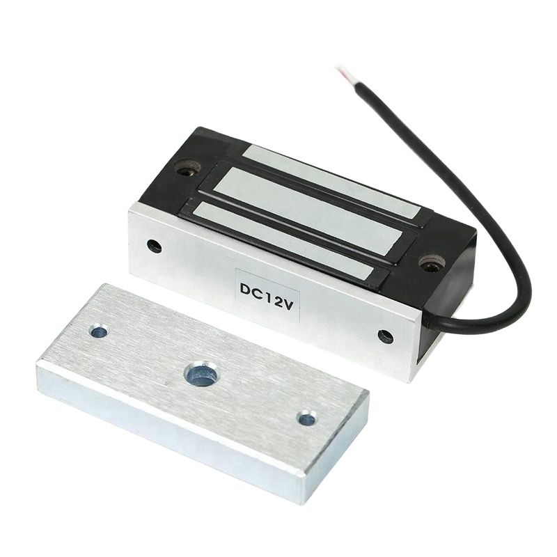 12v 100lbs 60kg mini Magnetic lock Electromagnetic lock Magnetic Cabinet Lock invisible