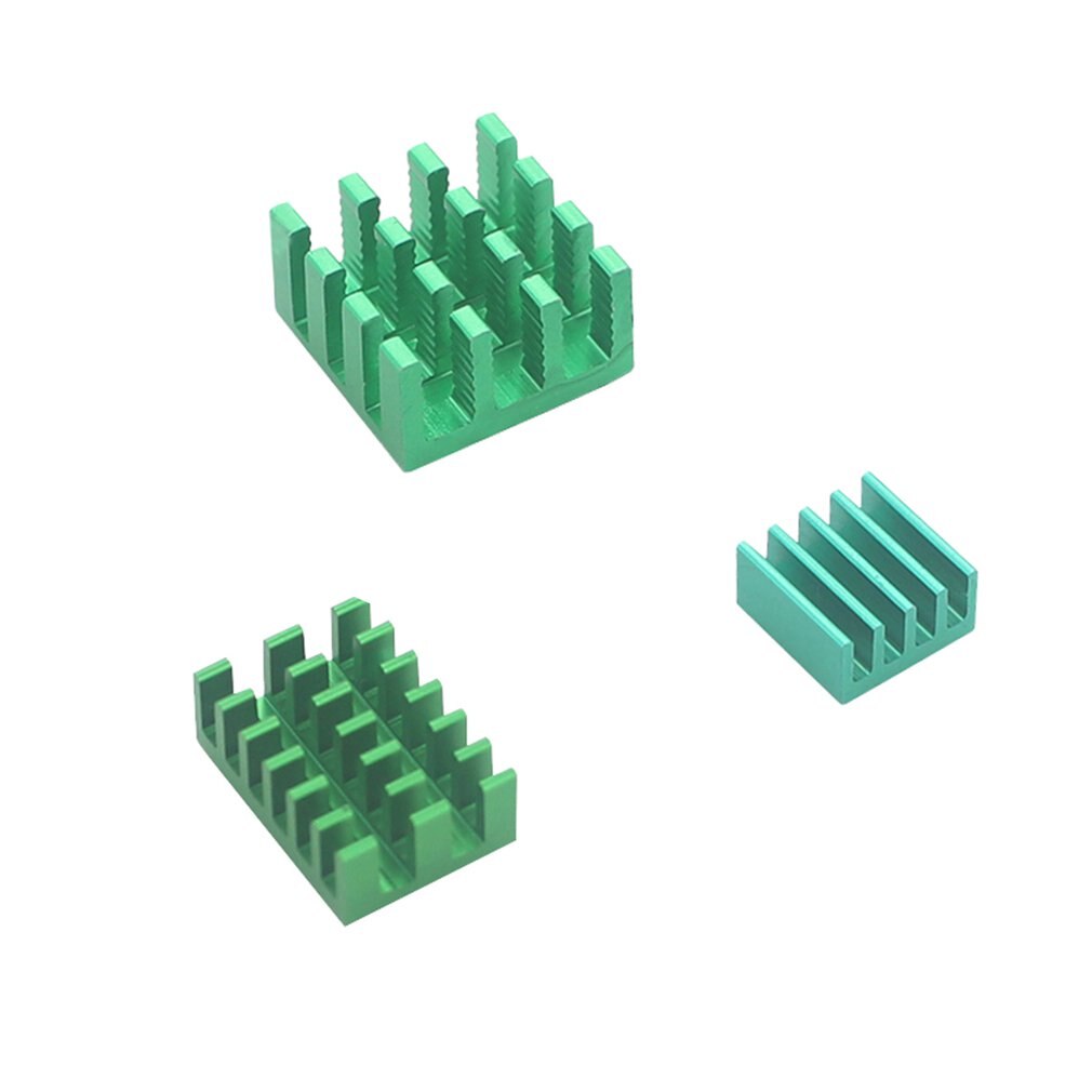 Voor Raspberry Pi 4 Model B Koellichaam 3pcs Raspberry Pi Aluminium Heatsink Radiator Cooling Kit Cooler Voor Raspberry pi