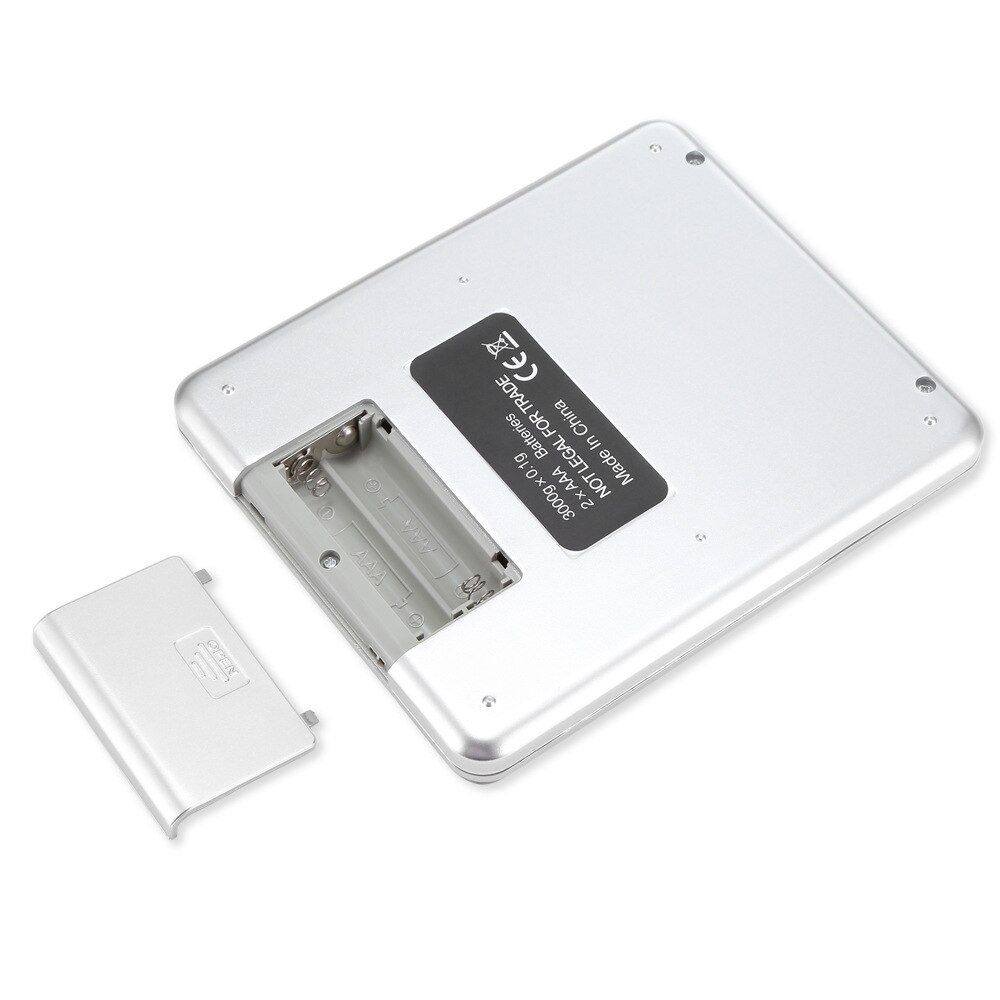Báscula Digital de acero inoxidable para cocina, joyería de precisión, peso electrónico, dorado, gramos, 1kg/2kg/3kg/0,1g/500g/0,01g