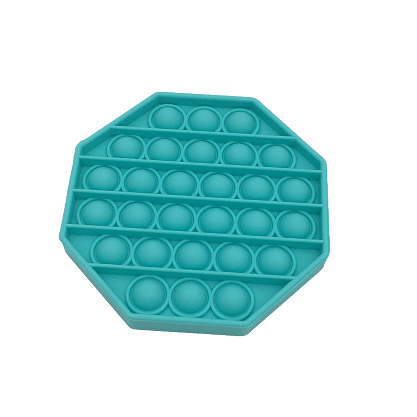 1x Push Pop Pop Blase Sensorischen Zappeln Spielzeug Stress Relief Spezielle Bedürfnisse Stille Klassenzimmer: Himmel Blau