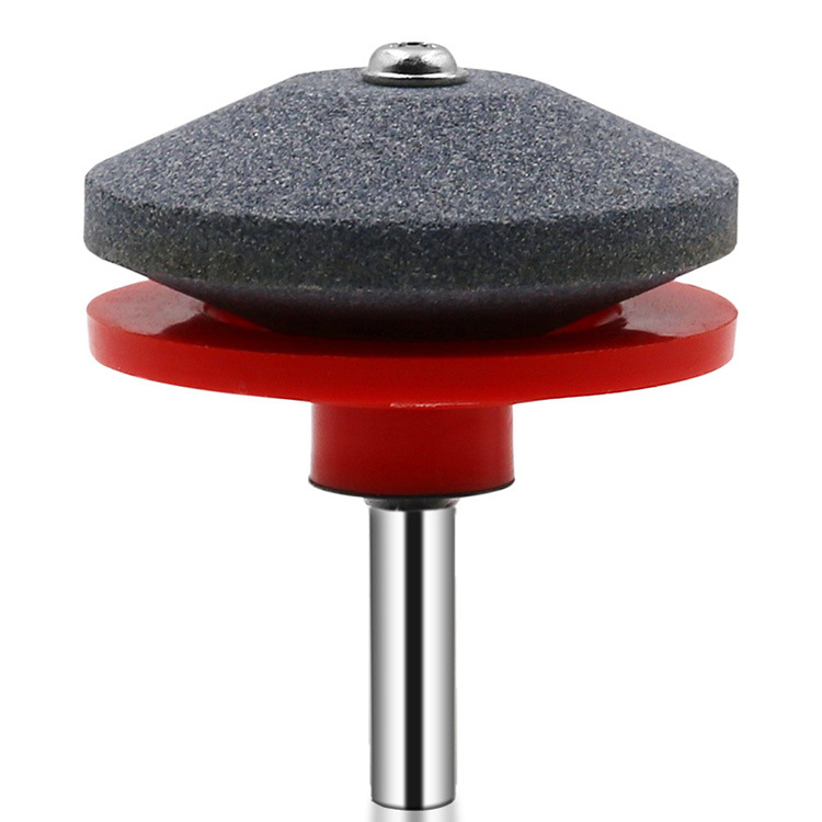 50mm snabbare gräsklippare slipare gräsklippare knivslipare universal slipning roterande borrsnitt точилка для лезвий газонокосилки: Brun