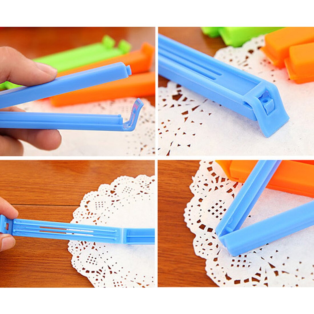 5 Pcs/10 Pcs Househould Voedsel Snack Opslag Sealing Zak Clips Sealer Klem Voedsel Zak Clips Keuken Tool voedsel Close Clip Seal