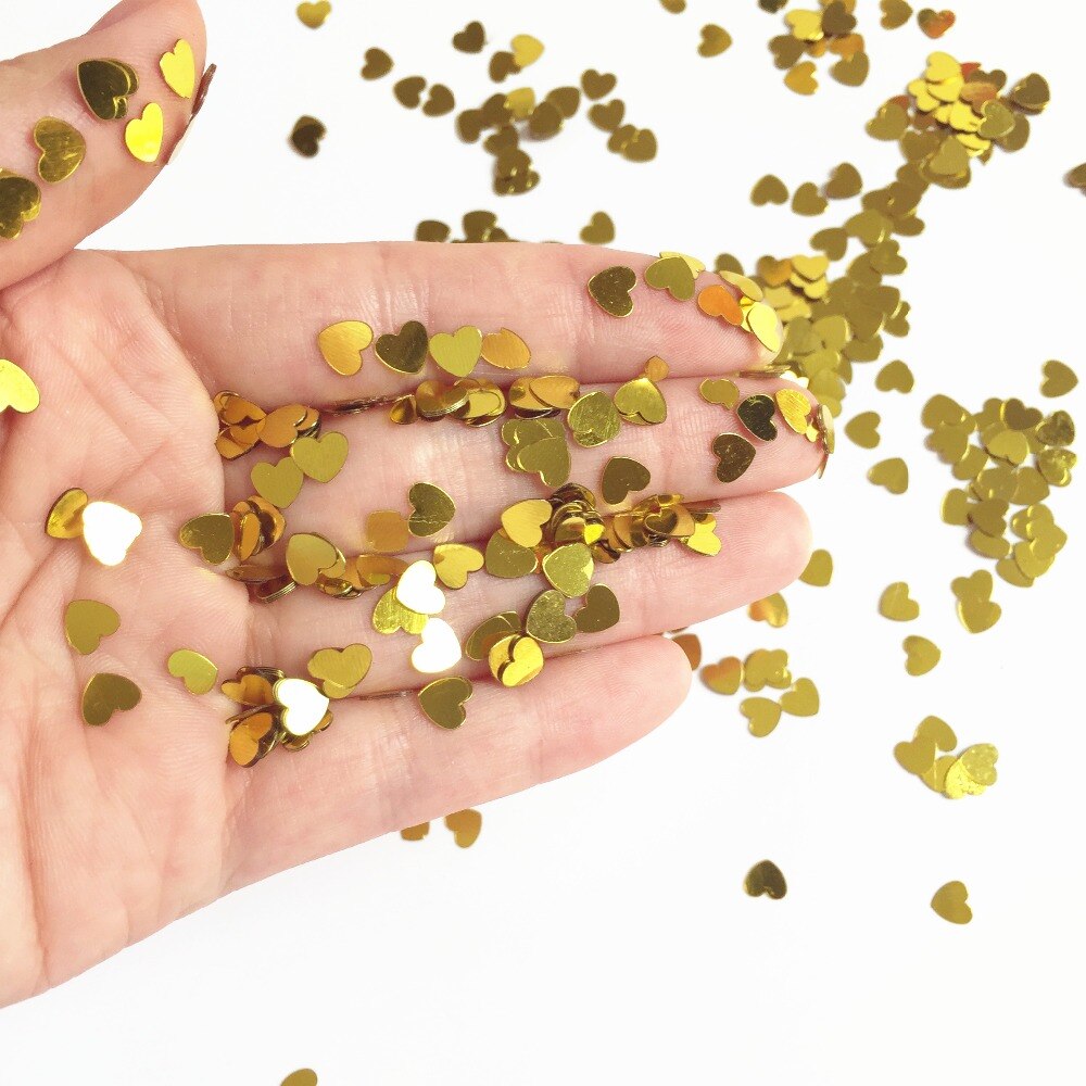 Turkusowy niebieski małe błyszczące serce ślub niemowlę prysznic chrzciny 1st komunii konfetti dekoracja stołu