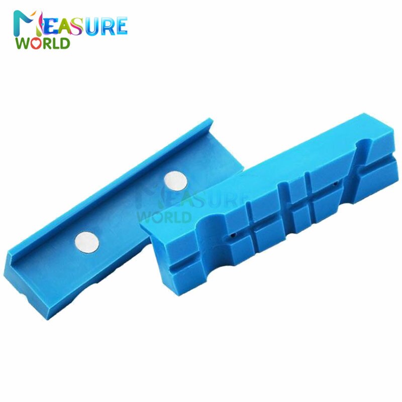 Multipurpose Aluminum Vise Soft Jaws, Magnetic Vice Jaws Pads, Rubber Vise Jaw Protectors Use on any Metal Bench Vise: Default Title
