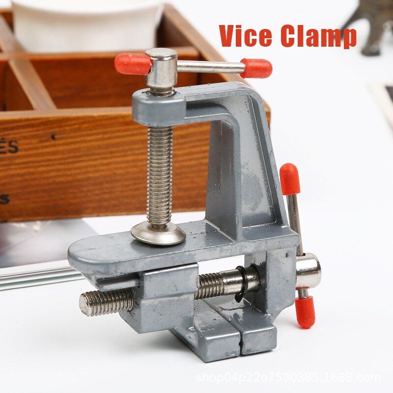 3.5 "Aluminium Miniatuur Kleine Juweliers Hobby Klem Op Tafel Bankschroef Mini Tool Vice Bench Kleine Bankschroef Tafel vise