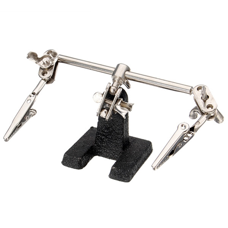 Third Hand Soldering Iron Stand Clamp Helping Hands Clip Tool PCB Holder Electrical Circuits Hobby: Default Title