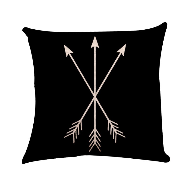 1pc 45 x 45cm zeeblauw kompas kaart bedrukt ankerpatroon zeeschip kussensloop decoratieve kussensloop