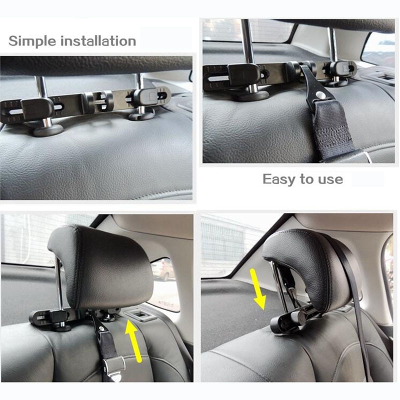ISOFIX conector de cierre accesorios de coche soporte de guía Interior cinturones de seguridad para bebés, reposacabezas, Interfaces de montaje