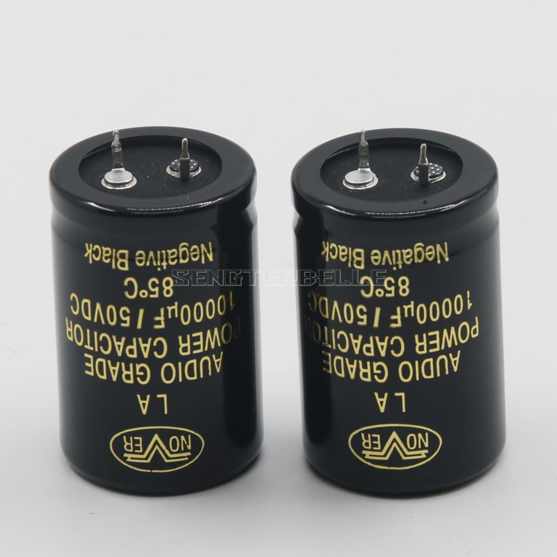 1 Pair Nover 10000uF 50V 30*45MM LA HiFi Audio Power Amplifier Electrolytic Capacitor