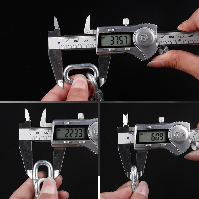 1set 0.5-2M lengthen Steel Chain lock padlock with key Anti-theft Security for big door Bicycle locking Hardware Improvement