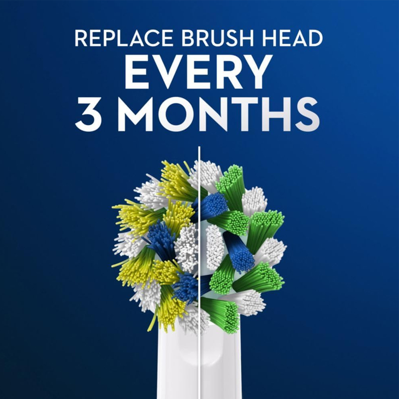 Oral B Cross Action Replacement Brush Heads EB50 Brush Heads Electric Toothbrush Head Refills For D12/D5010/D100/P4000/Pro 4