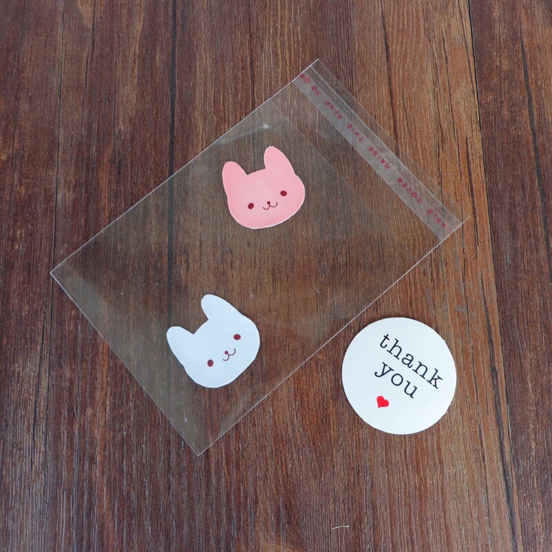 50pcs Resealable Plastic Transparent Bags Clear Cellophane Self-adhesive Plastic Opp Bag Packing Storage Poly Bag