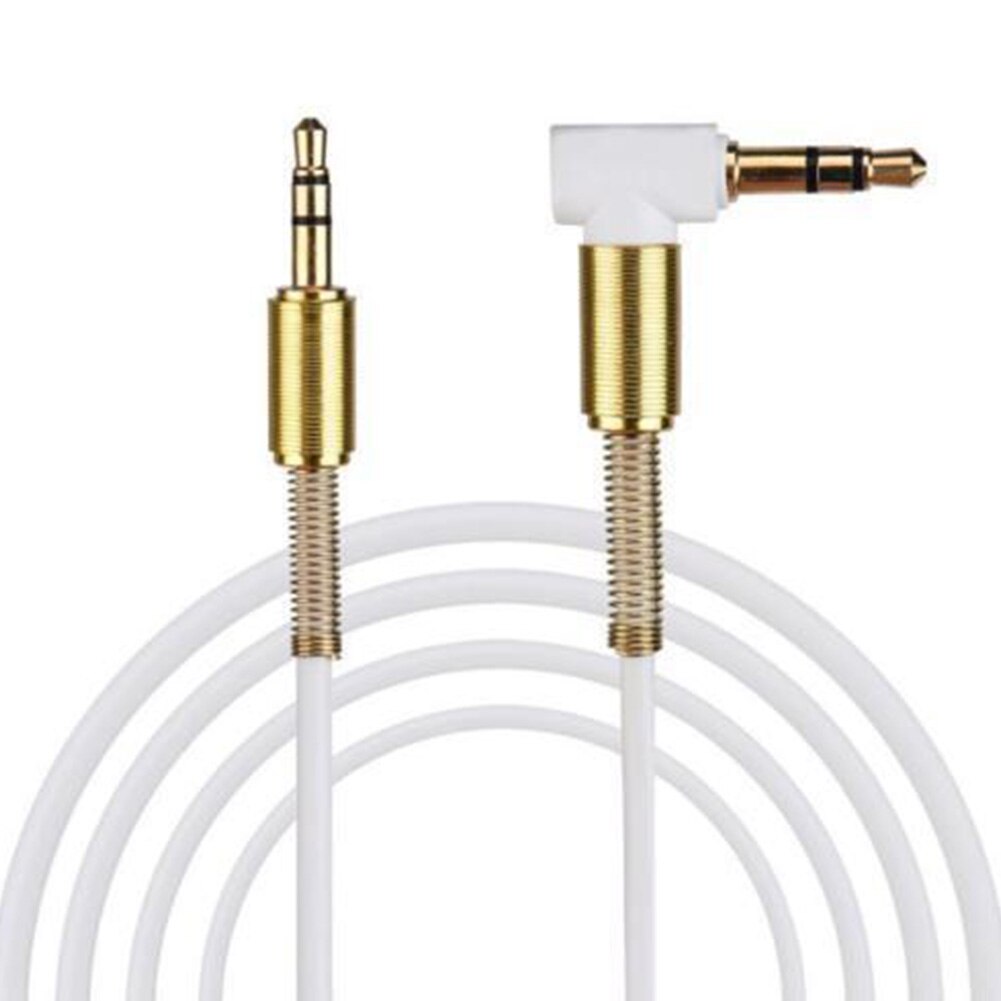 3.5mm câble auxiliaire mâle 1m câble Aux voiture-style mâle voiture Aux prise auxiliaire câbles Audio stéréo pour téléphone MP3