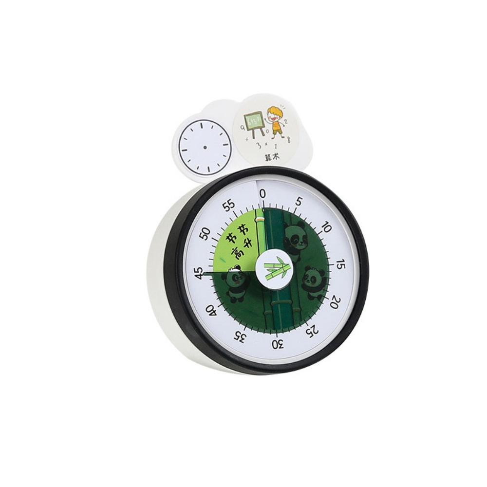 Visual Desk Timer Cartoon Silent Operation Countdown Timer Multifunctional Rainbow Pattern 60 Minutes Alarm Clock Kids Learning: Gold