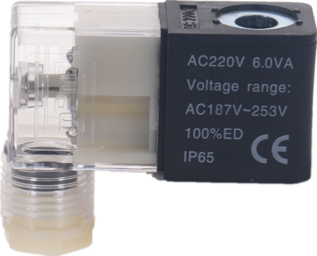 Magneetventielspoel DC12V DC24V AC110V AC220V: Transparant