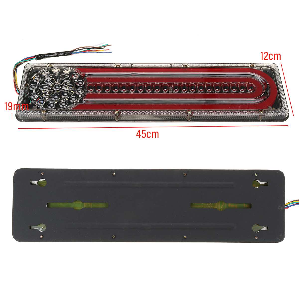 2 Stuks 24V Led Dynamische Led Auto Vrachtwagen Achterlicht Richtingaanwijzer Lmap Achter Indicator Remlichten Voor Vrachtwagen trailer Caravan Bus