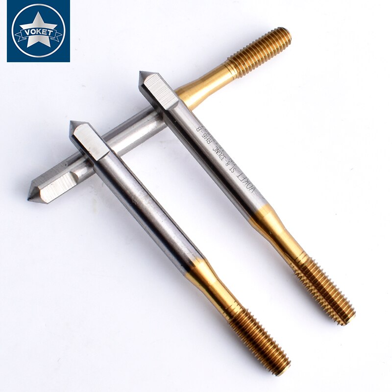 VOKET HSSE Insert STI With Tin Forming Tap ST UNC 4-40 6-32 8-32 1/4-20 UNF 10-32 Machine Screw Thread Taps