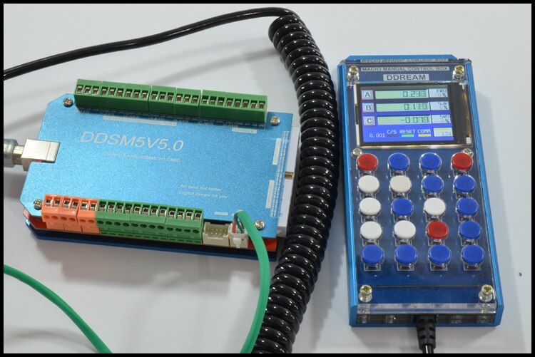 The high-end mach3 manual manual function is complete with serial interface screen CNC complete aluminum anodized sand shell