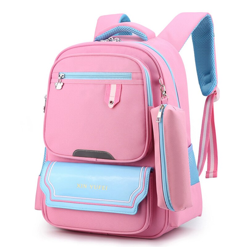 Meisjes Schooltassen Preppy Stijl Rugzakken Scholieren Contrast Kleur Rugzak Kinderen Tas Kinderen Schooltas Mochila Infantil