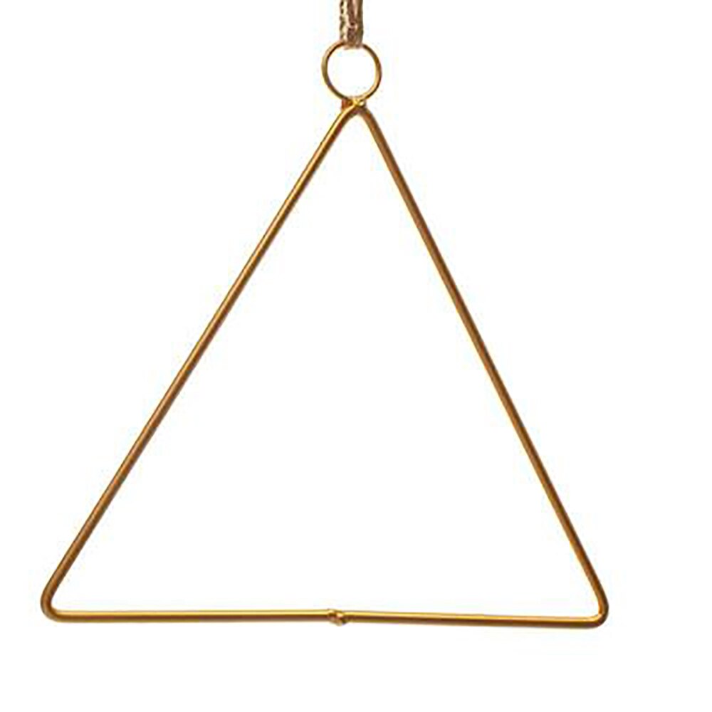 Veggheng i nordisk stil smijernshylle diy kunstig blomsterstativ hamptau anheng hjem bryllup geometrisk veggdekor: Triangel