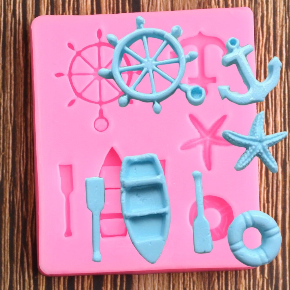 Siliconen fondant mal - Boomschors textuur - 1 stuk - Roze - Niet
