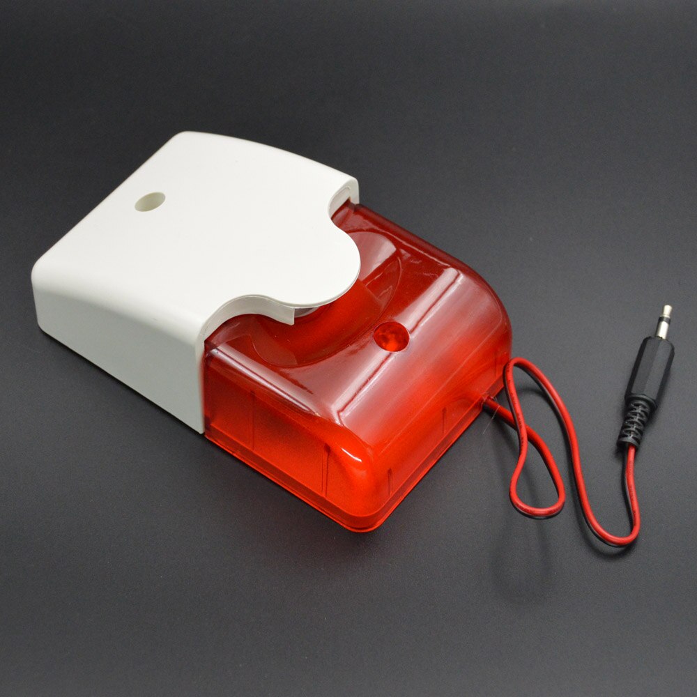 Wired strobe siren, for home burglar alarm system,