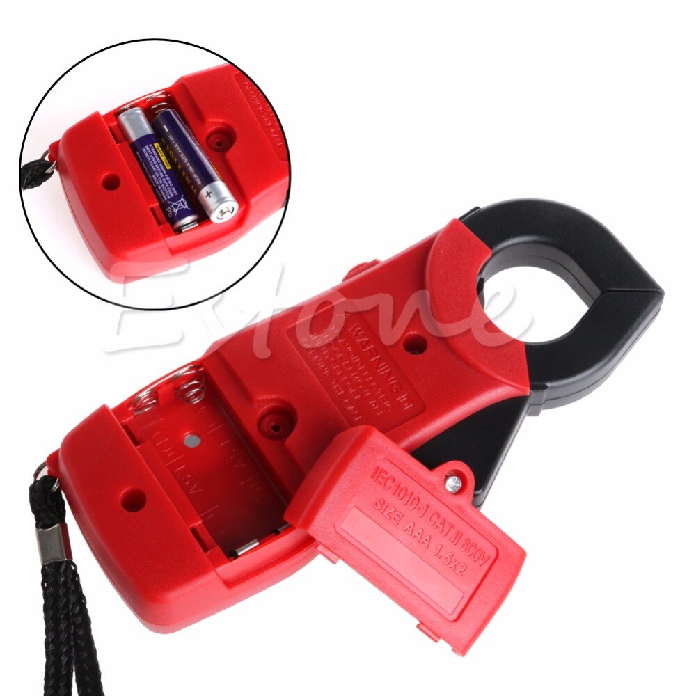 Digital LCD Clamp Multimeter AC DC Voltmeter Ammeter Ohmmeter Tester Meter