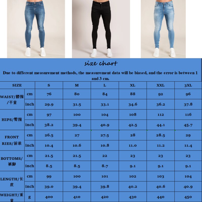 Jeans skinny déchirés 3xl taille pour hommes, style hip-hop décontracté, pantalon en jean extensible, peinture mendiant, grande taille