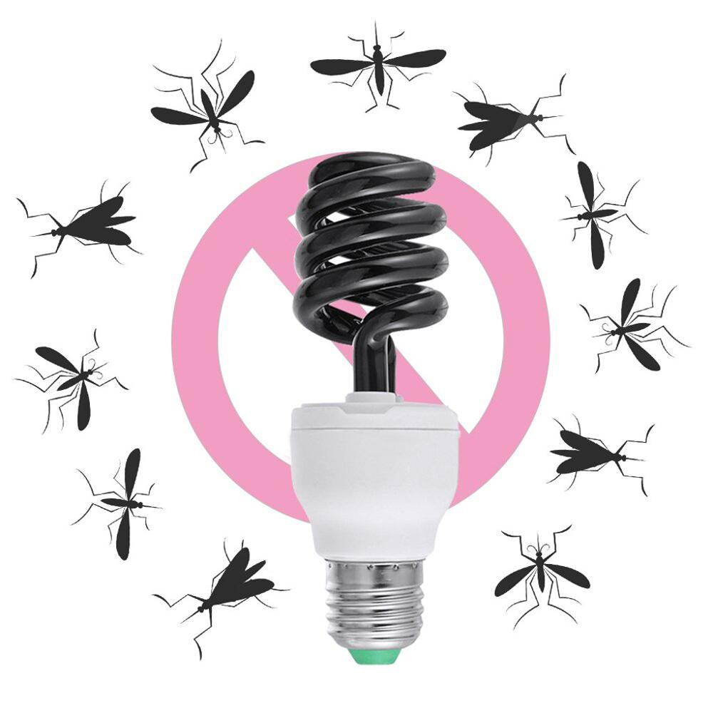 110V E27 15-20W UV Light Bulb UV Ultraviolet Fluorescent CFL Light Bulb Spiral Enegy Saving Black Light Violet Germicidal Light