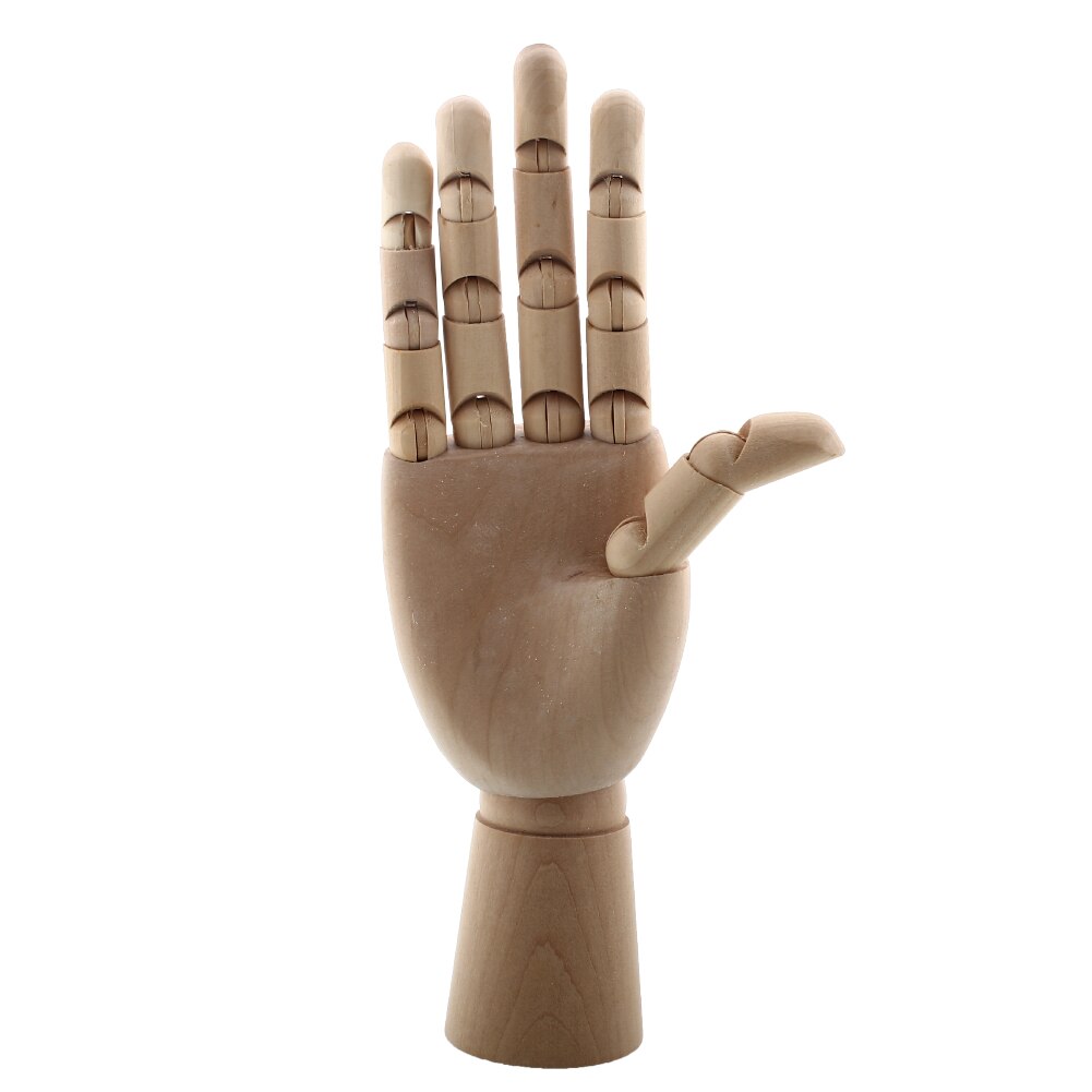 10" Wooden Artist Articulated Right Hand Art Model SKETCH Decoracao