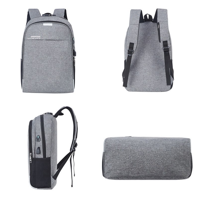 LOOZYKIT Rugzak Laptop Rugzak USB Opladen Backbag Reizen Daypacks Mannelijke School vacature Rugzak Diefstal Mochila Boekentas