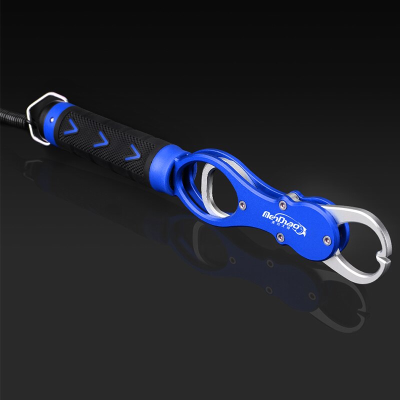 Aluminiumlegering vistang vislip grip set snijlijn verwijder haak splitring karpervisartikelen voor het vissen: Blauw