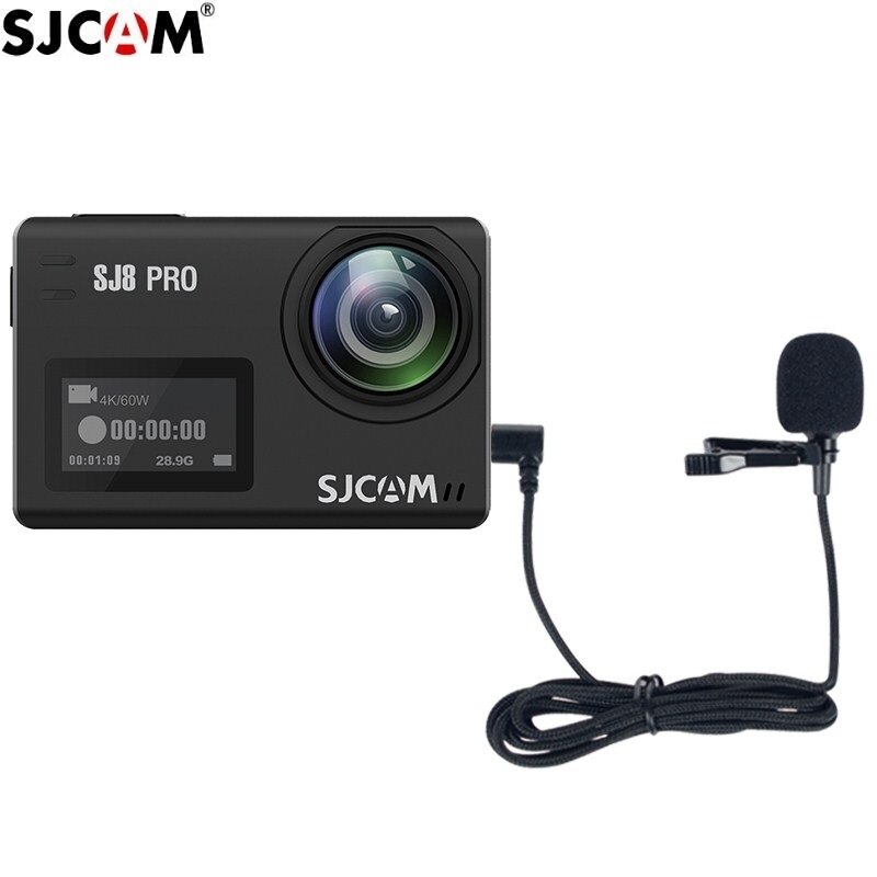 Original SJCAM SJ8 A10 Accessories Tepy C External Microphone For SJ8 Pro/Plus /Air SJ9 Strike /Max Action Camera accessories