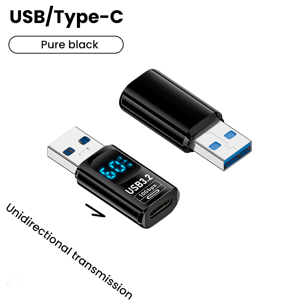 60W Adapter żeński typu C na USB A męski Szybkie ładowanie 36W USB A na USB Adapter USB A żeński na USB C męski Konwerter: WHITE