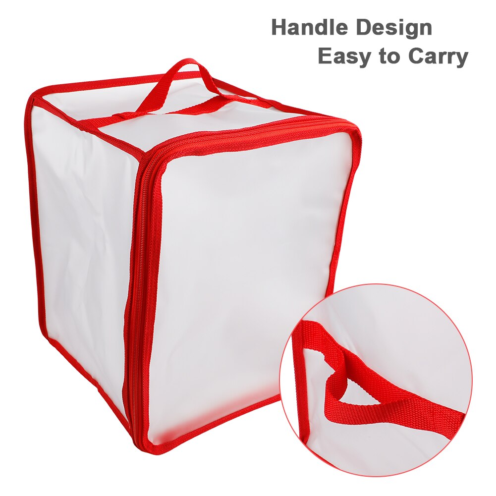 Caja de almacenamiento vacía desmontable con bolsa de almacenamiento de particiones interiores, soporte de flores de Navidad, luces LED, decoraciones, 1 ud.
