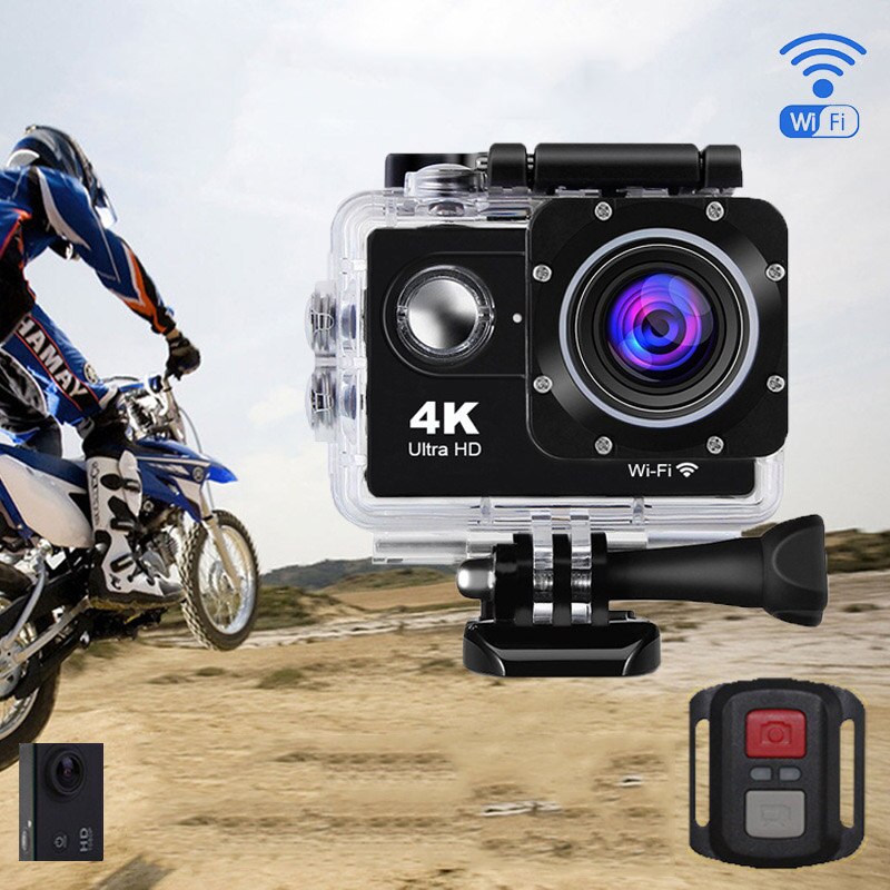 EV5000 Action Camera, 12MP 500W Pixels 2 Inch LCD Screen, Waterproof Sports Cam 120 Degree Wide Angle Lens, 30M Sport Camera DV