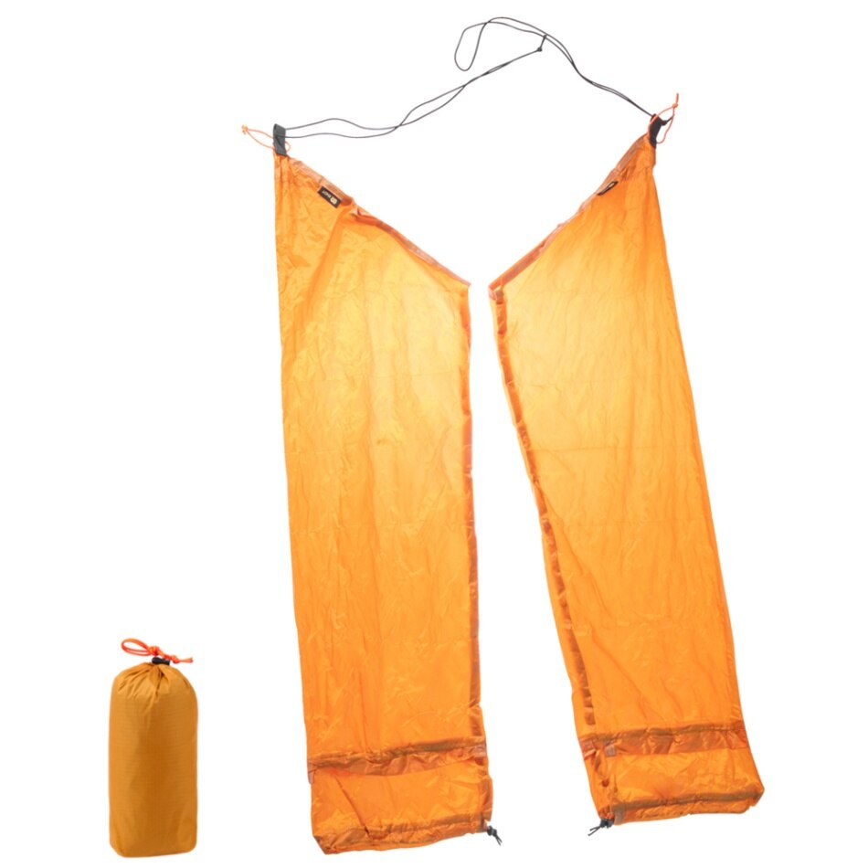 Waterproof Rain Poncho Lightweight Reusable Hooded Rain Coat Jacket for Outdoor Camping Hiking Cycling Rain Coat: Orange pant