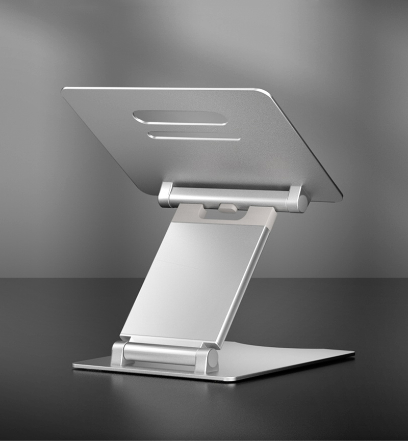 AP-2HB Aluminum Alloy Height Adjustable Laptop Stand Folding Lifting Standing Work Office Macbook Riser