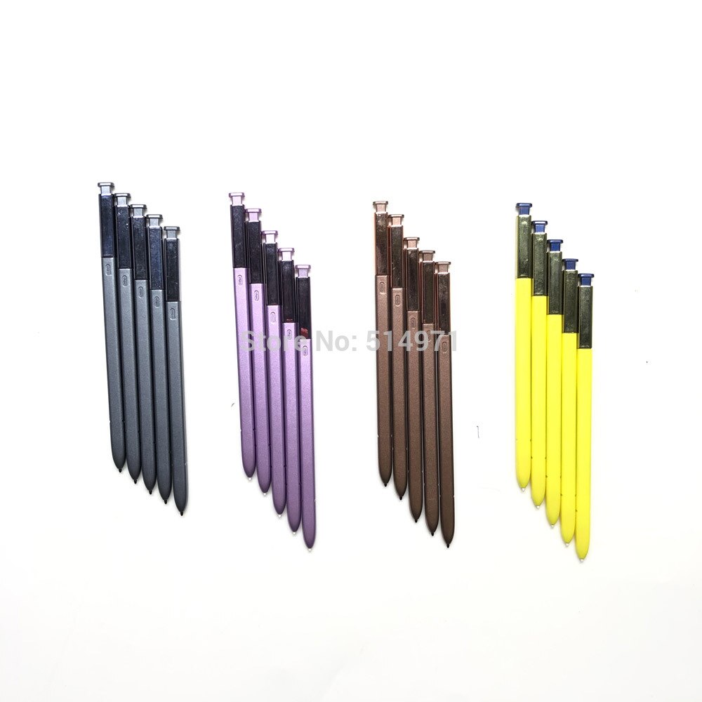 5pcs Active S Pen Stylus for Samsung Galaxy Note 8 9 Touch Screen Pen Black Blue Grey Silver Gold Waterproof Call Phone S-Pen