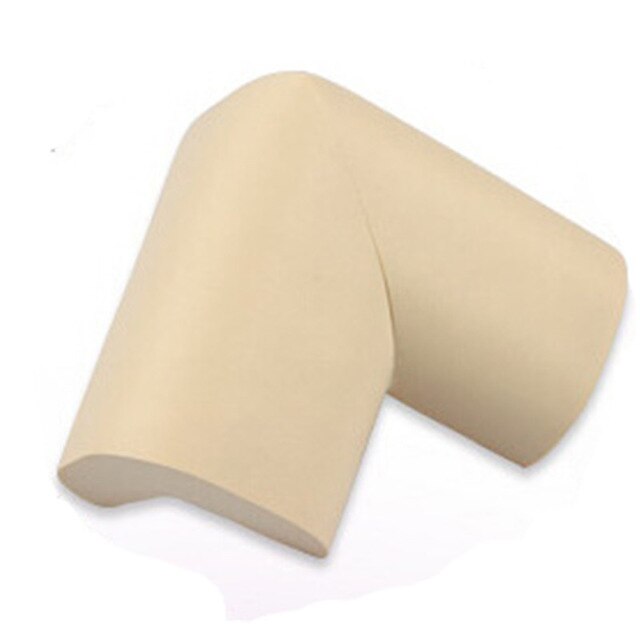 1pc mjuka barnsäkra hörnskydd bord skrivbord hörnskydd barn säkerhetskantskydd för baby barn skydd: Beige