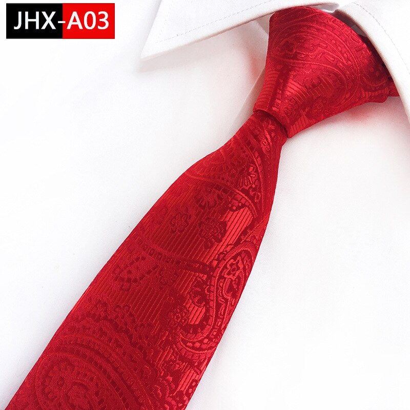 8Cm Polyester Ties Voor Mannen Formele Zakelijke Hals Tiies Huwelijkscadeau Voor Mannen Stropdas Bruidegom Party Das: A03
