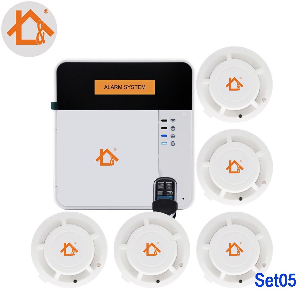 App CE LCD Wireless GSM Alarm Keypad Security Alarm System With Pir Motion Sensors