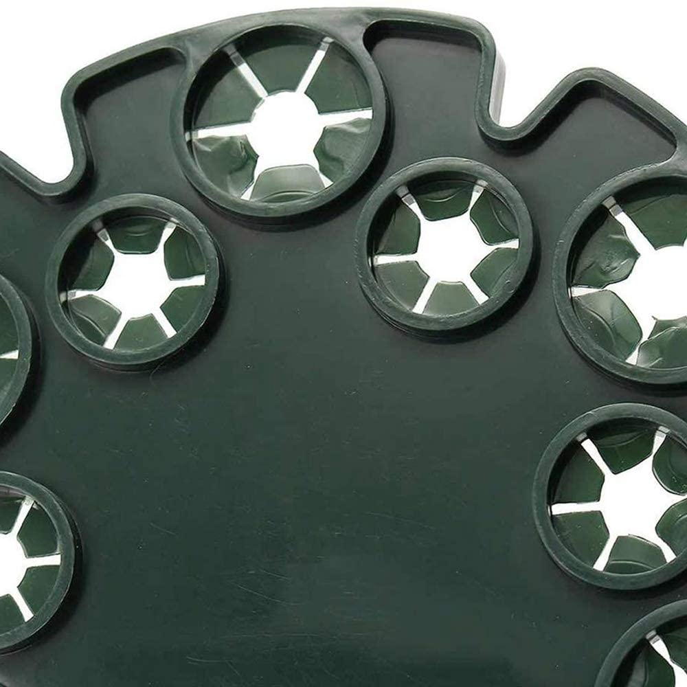 5 Pcs Garden Climbing Plant Support Peas Beans Fixed Frame Bamboo Wig-Wam Holder Cane Stakes for Support Climbing Plants