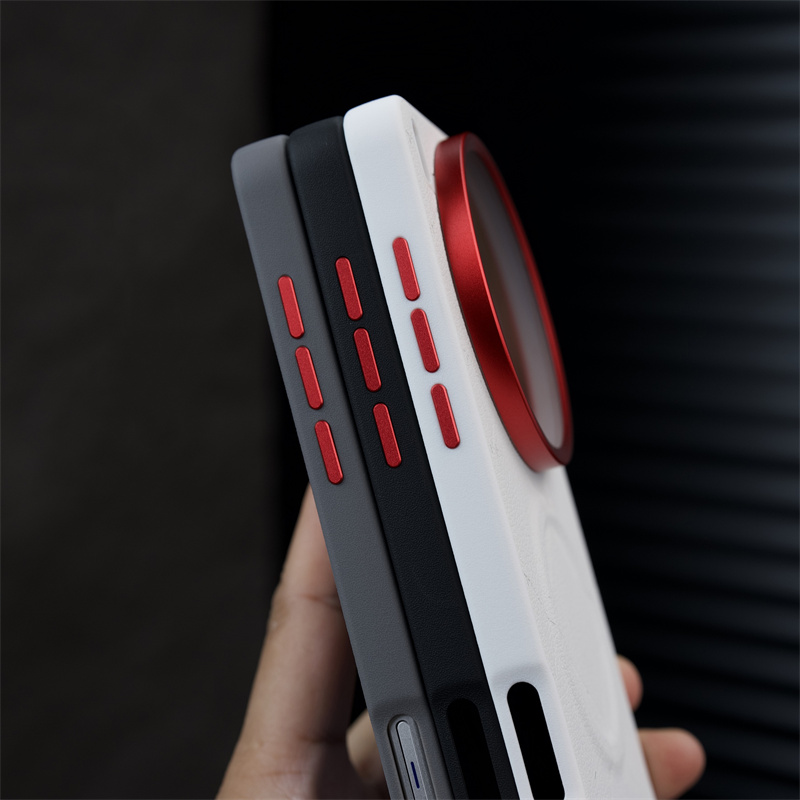 Til vivo  x200 pro mini  x200 ultra  x200s magnetisk myk hybrid tpu + metallbakdeksel luksuriøst deksel lærmønster bedre