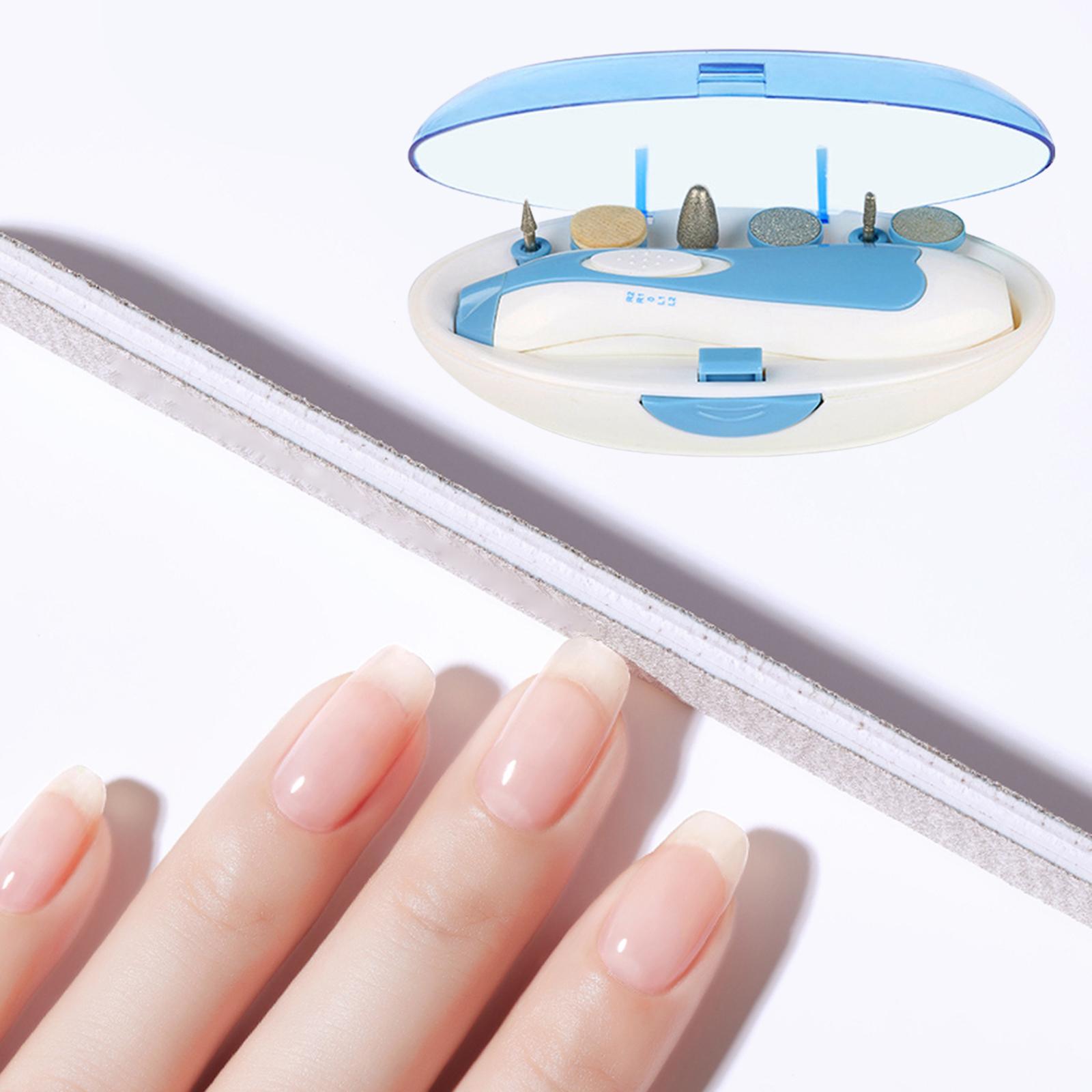 Elektrische Nagelvijl Clippers Polish Nail Cutter Voor Baby Blauw Manicure Gereedschap