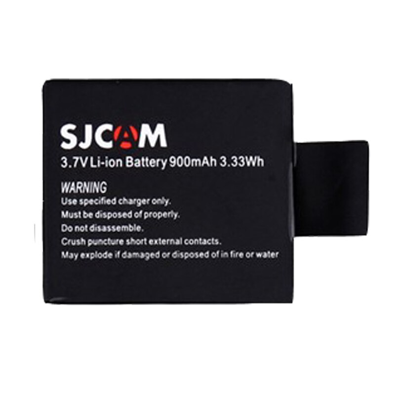 2 stk  sj9000 batteri  sj4000 batteri 3.7v 900 mah 3.33wh + lader for sjcam 5000 sj 4000 sj 7000 sj5000x elite wifi  sj6000 sj7000