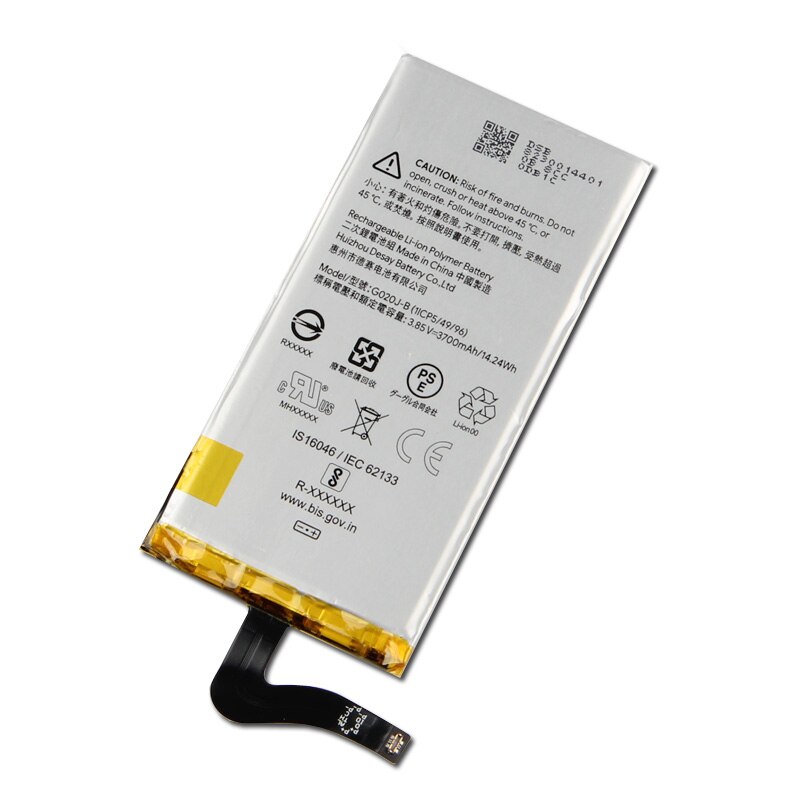 Original Ersatz Batterie G020J-B Für Google Pixel 4 XL Pixel4 XL Telefon Batterien 3700mAh