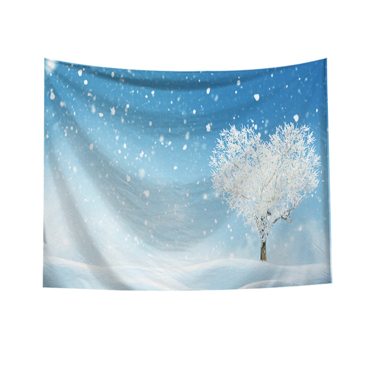 Wall Hanging Tapestry Merry Christmas Tree Reindeer Fireplace Winter Forest Tapestry Bedroom Living Room Dorm boho decor: 6